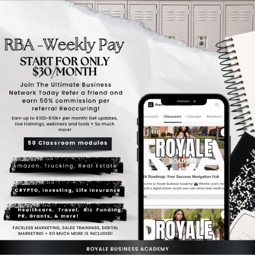 Pretty and Paid Tribe University Partnership w/ Royale Business Academy